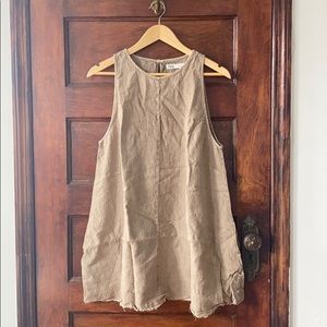 Linen mini dress from Zara